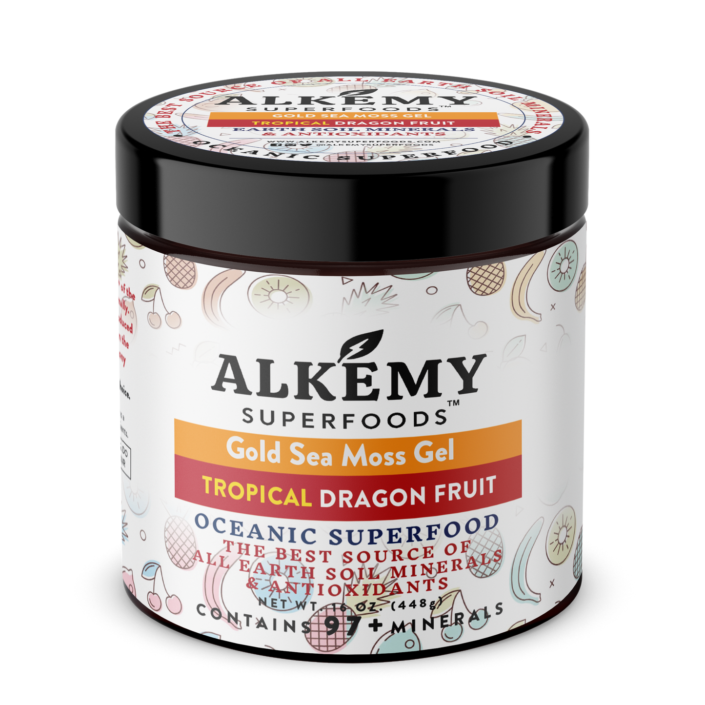 Gold Sea Moss Gel+Tropical Dragon Fruit