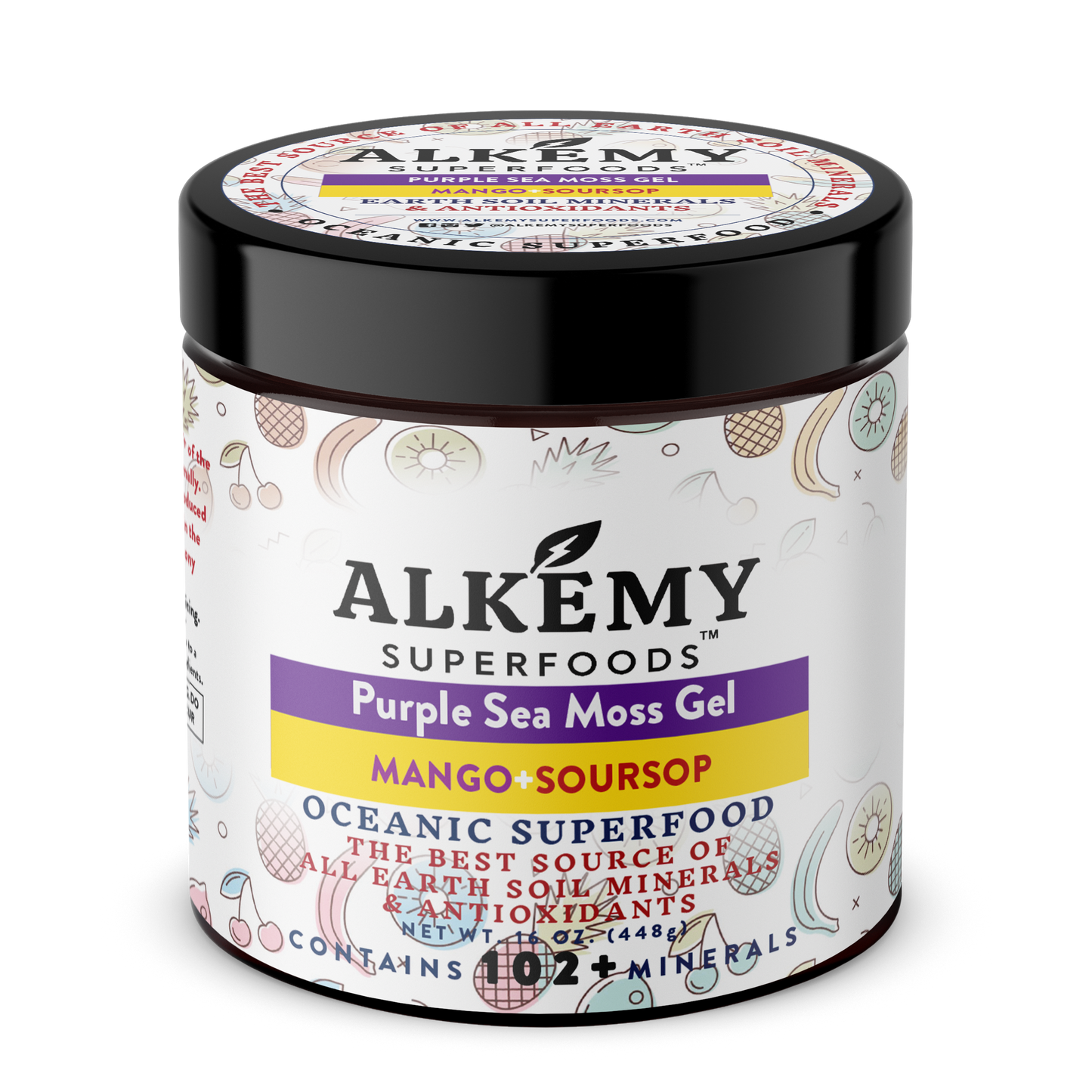 Purple Sea Moss Gel+Mango Soursop