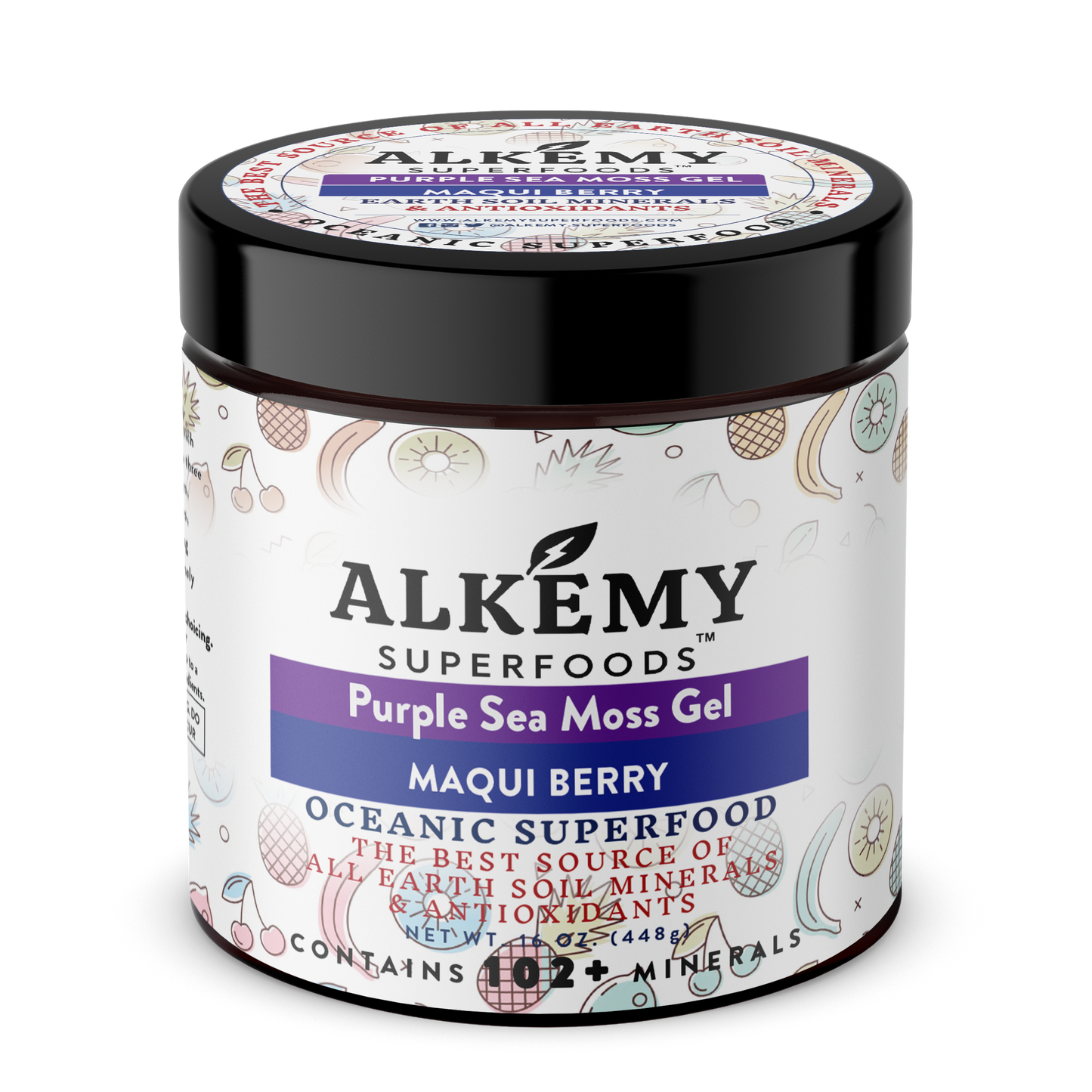 Purple Sea Moss Gel+Maqui Berry