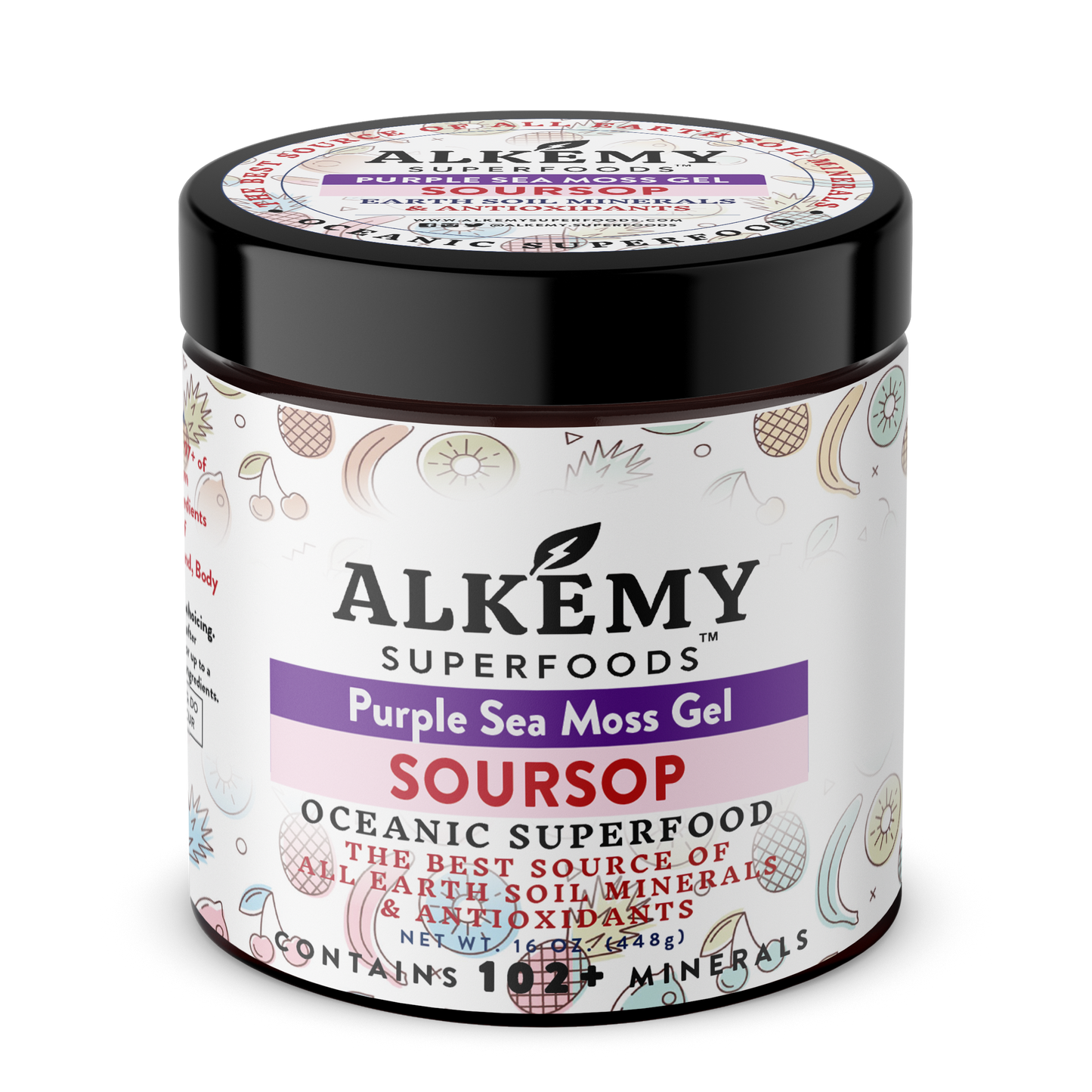 Purple Sea Moss Gel+Soursop
