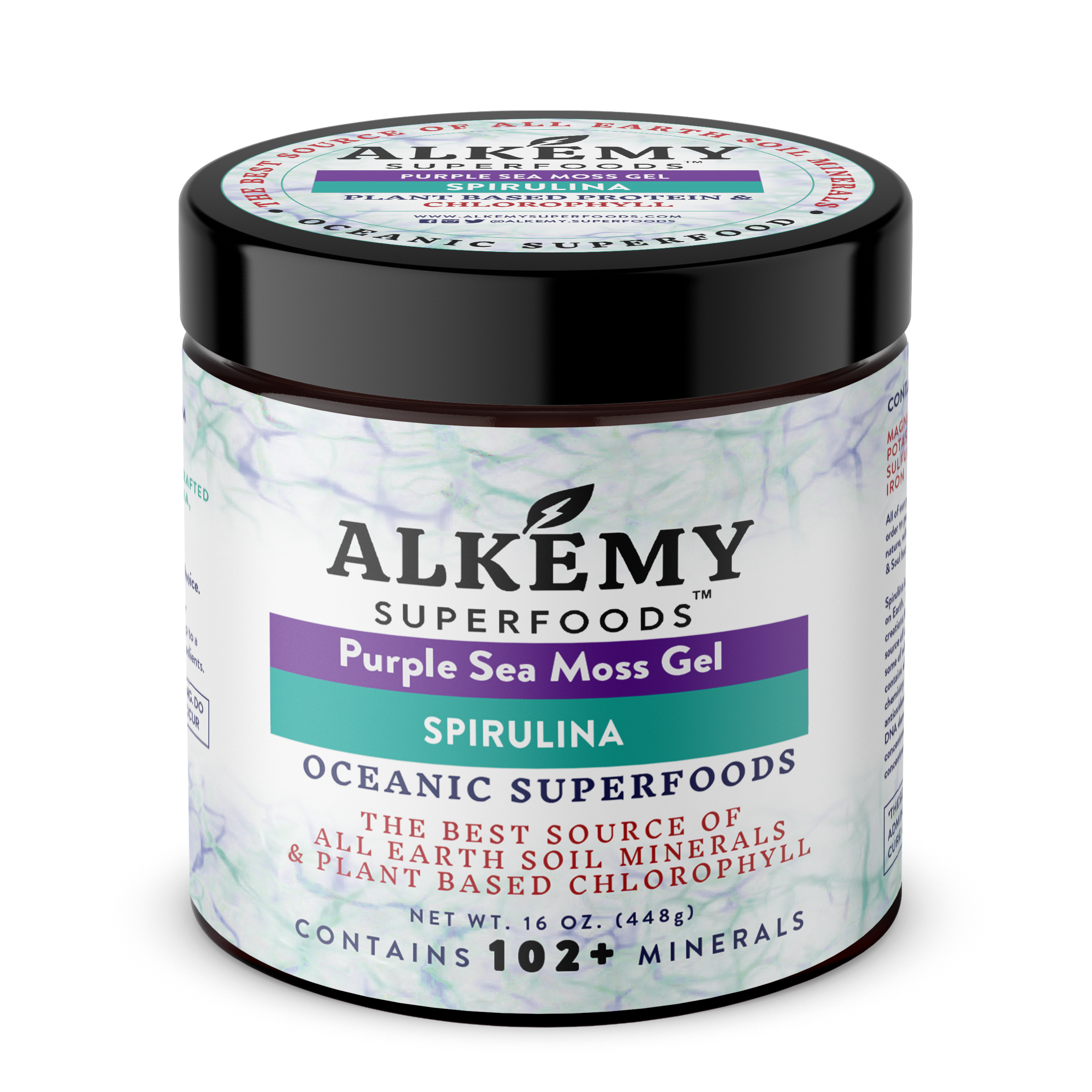 Purple Sea Moss Gel + Spirulina – Alkemy Superfoods