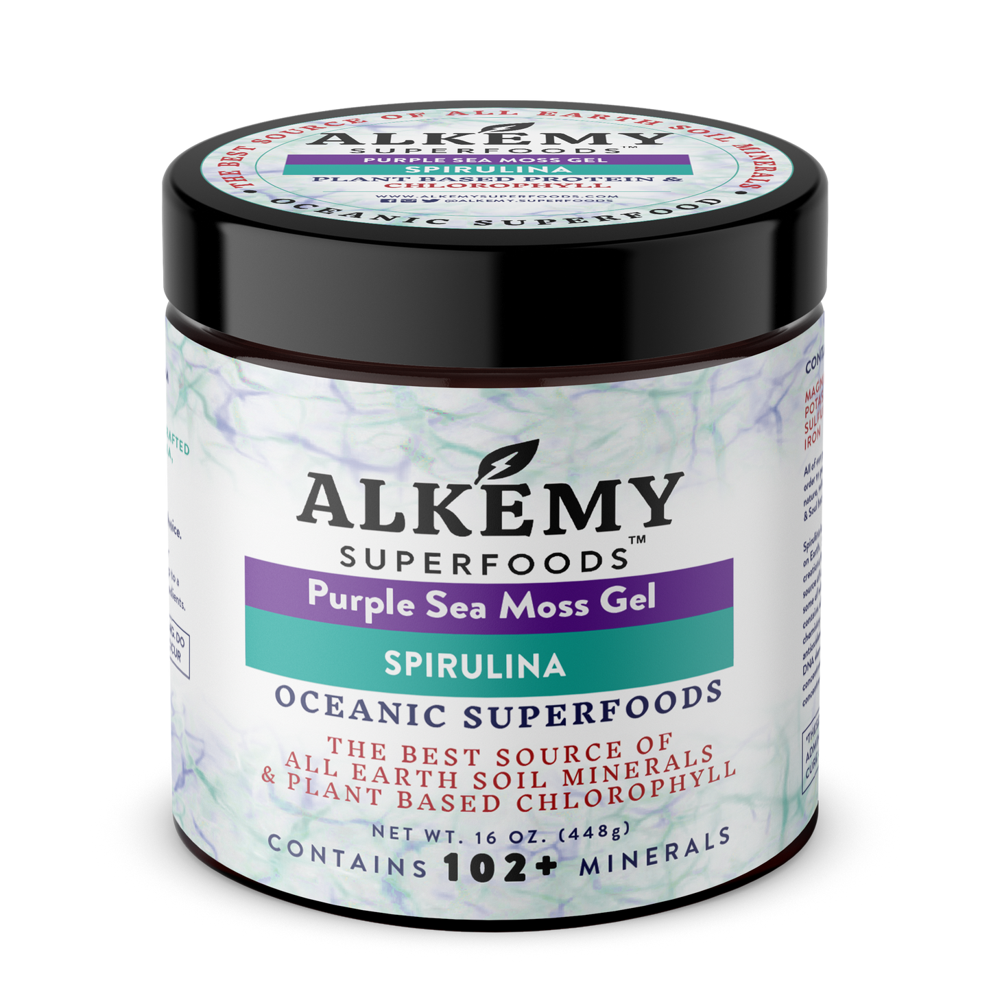 Purple Sea Moss Gel + Spirulina