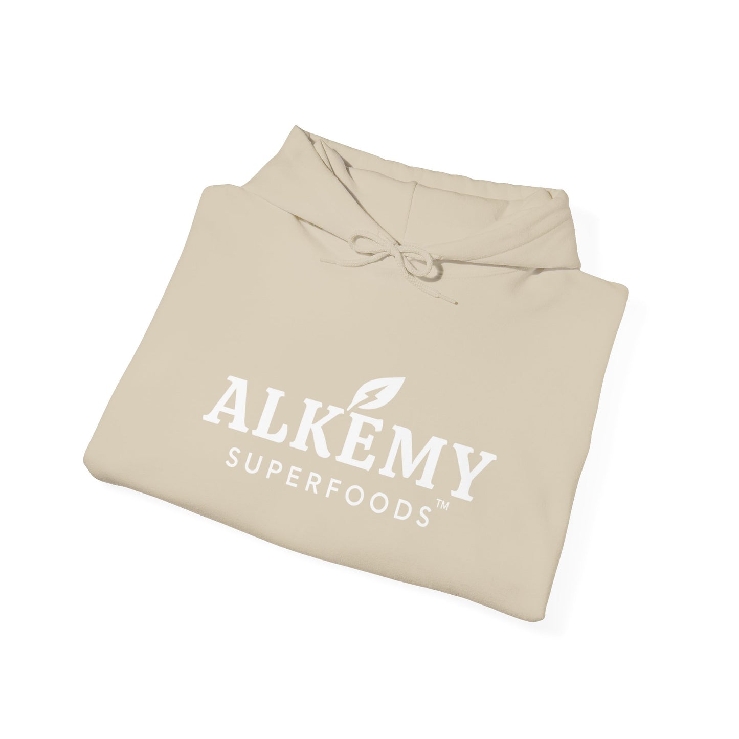 Alkemy Superfoods Logo Hoodie — Minimal Natural Wellness Pullover