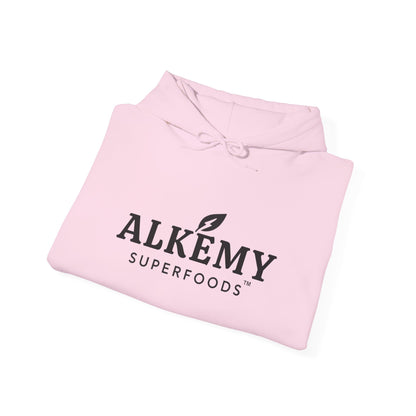 Alkemy Superfoods Logo Hoodie — Minimal Natural Wellness Pullover