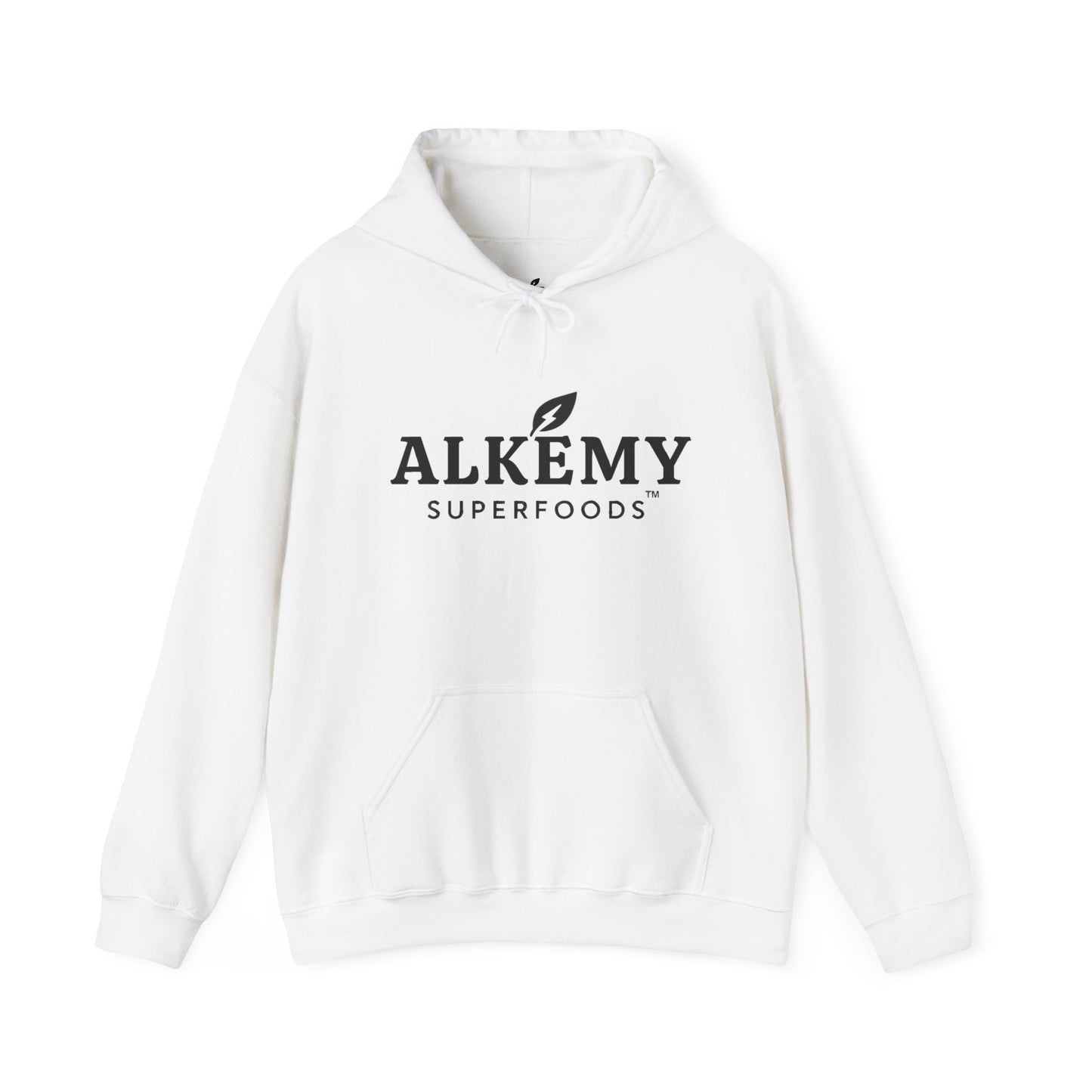 Alkemy Superfoods Logo Hoodie — Minimal Natural Wellness Pullover