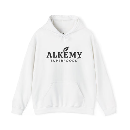 Alkemy Superfoods Logo Hoodie — Minimal Natural Wellness Pullover