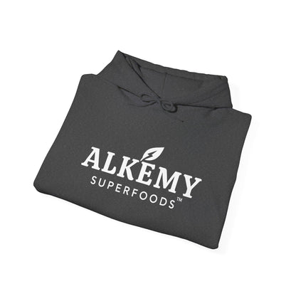 Alkemy Superfoods Logo Hoodie — Minimal Natural Wellness Pullover