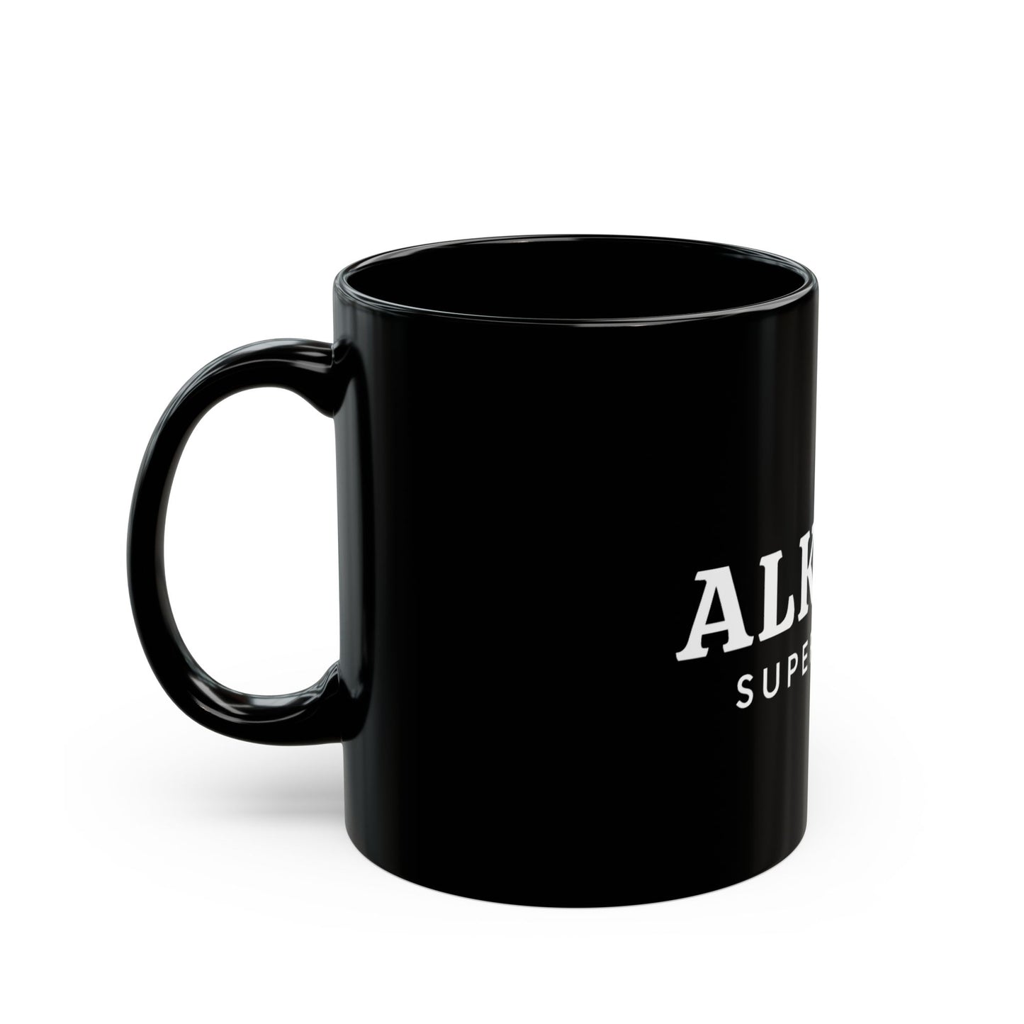 Alkemy Superfoods – Black Ceramic Mug – 11oz & 15oz Cup