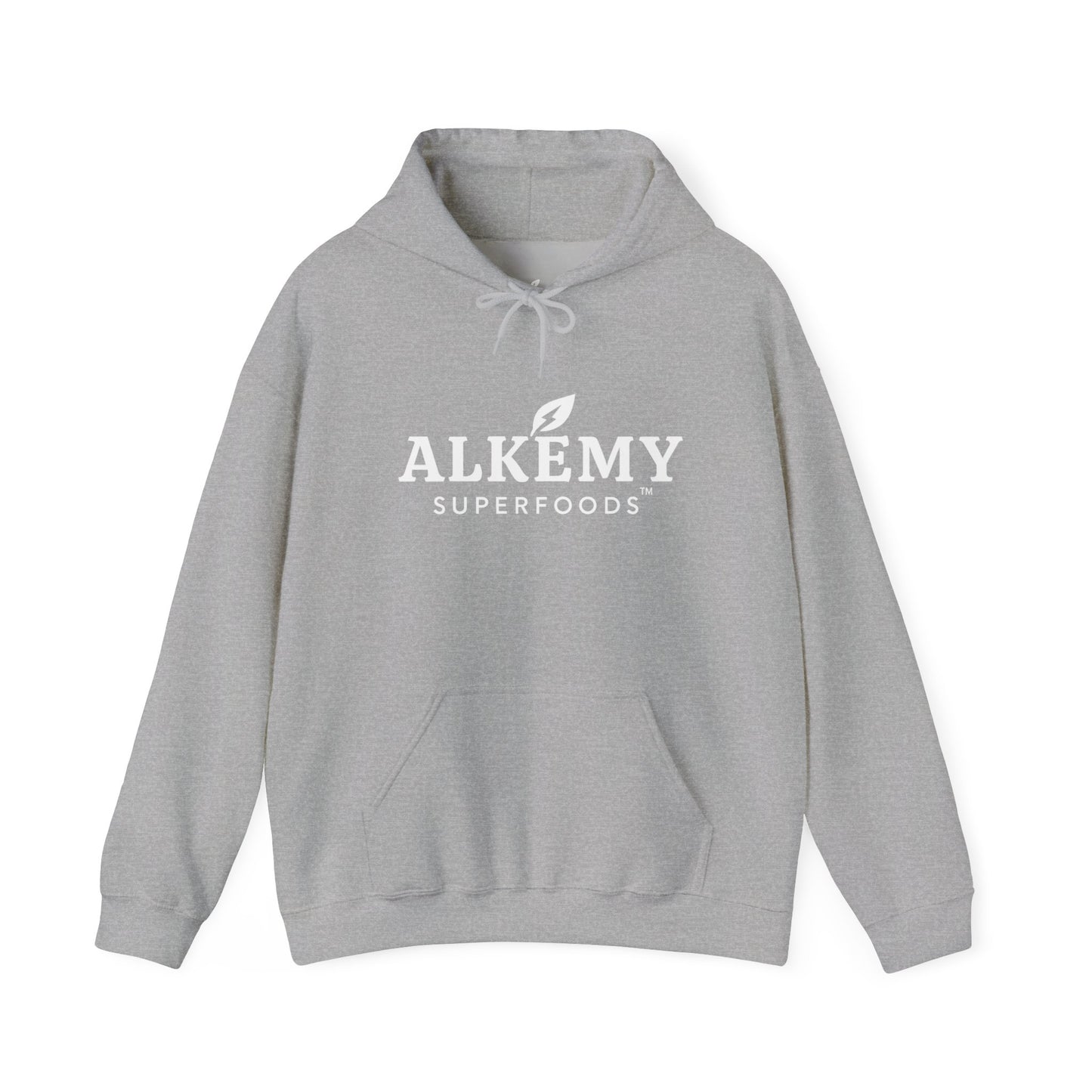 Alkemy Superfoods Logo Hoodie — Minimal Natural Wellness Pullover