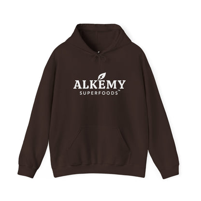 Alkemy Superfoods Logo Hoodie — Minimal Natural Wellness Pullover