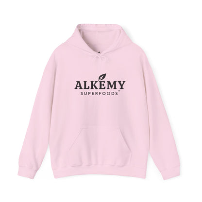Alkemy Superfoods Logo Hoodie — Minimal Natural Wellness Pullover