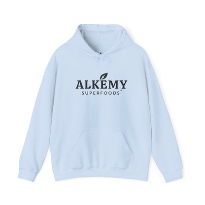 Alkemy Superfoods Logo Hoodie — Minimal Natural Wellness Pullover