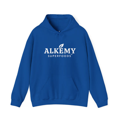 Alkemy Superfoods Logo Hoodie — Minimal Natural Wellness Pullover