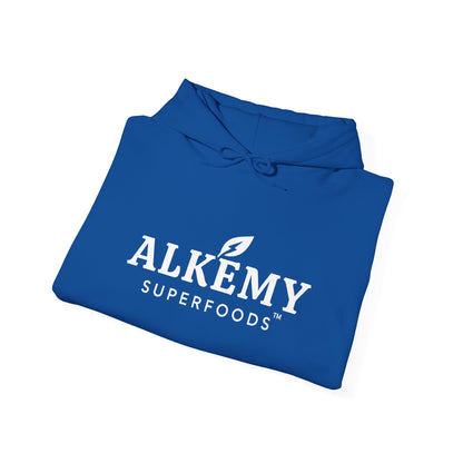 Alkemy Superfoods Logo Hoodie — Minimal Natural Wellness Pullover