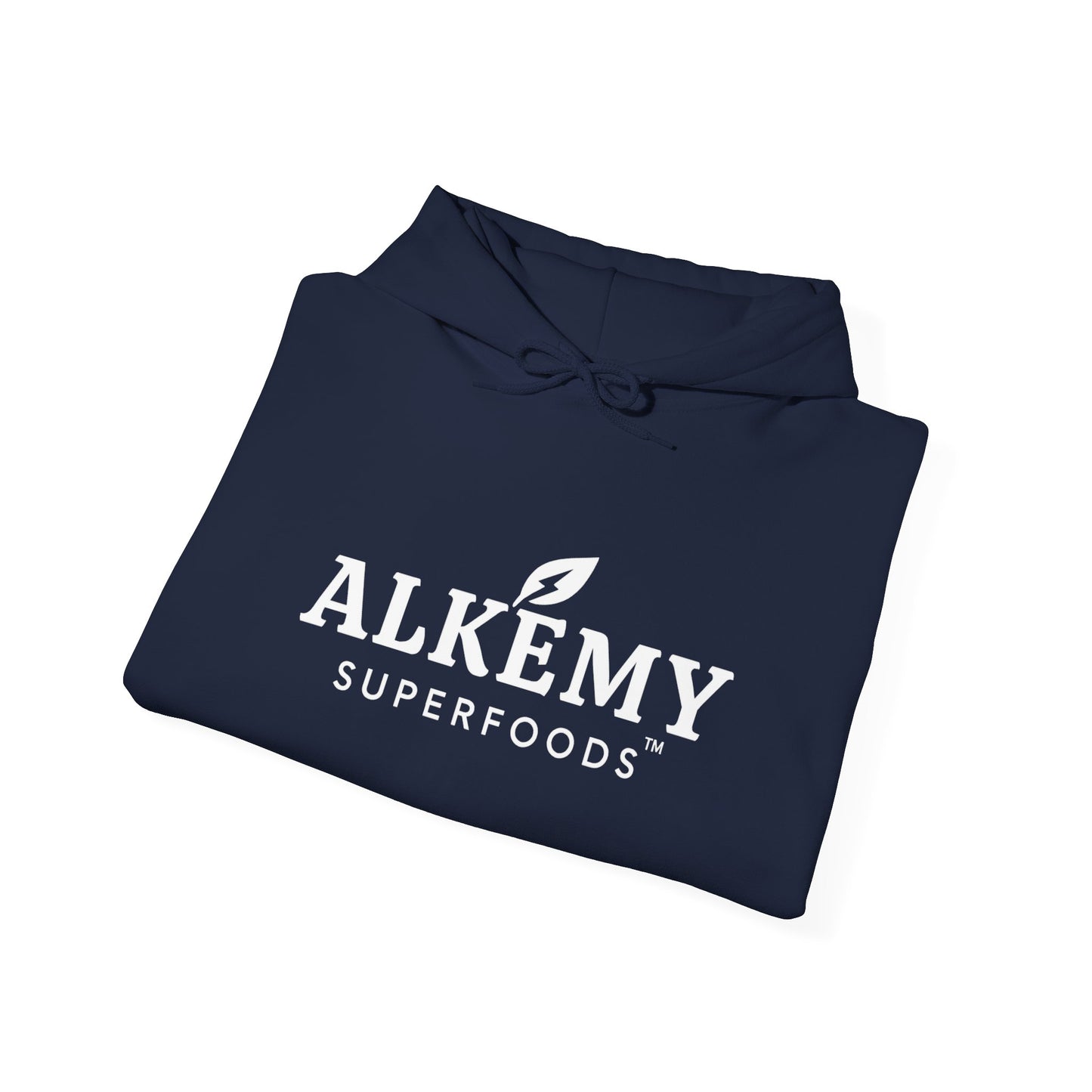 Alkemy Superfoods Logo Hoodie — Minimal Natural Wellness Pullover