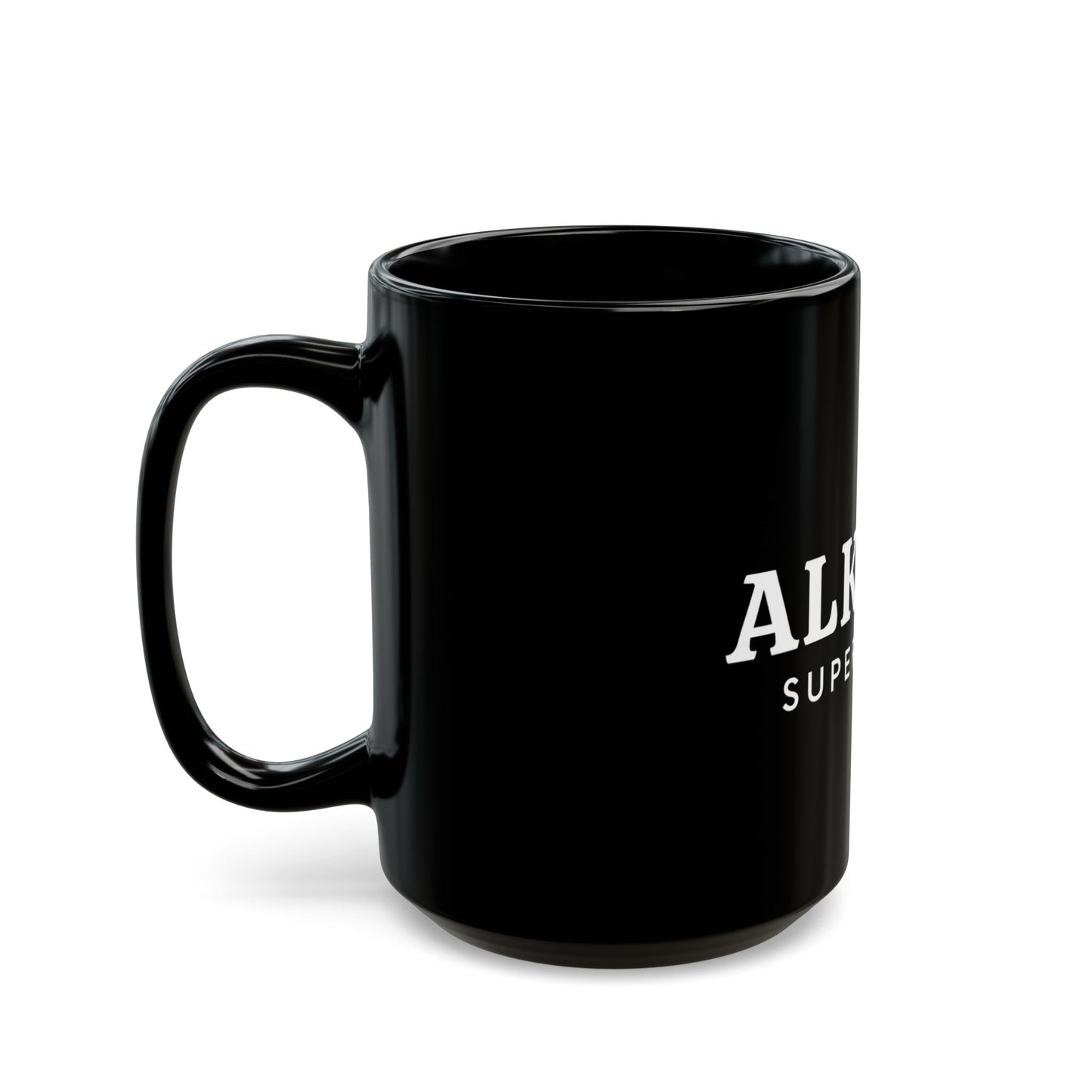 Alkemy Superfoods – Black Ceramic Mug – 11oz & 15oz Cup