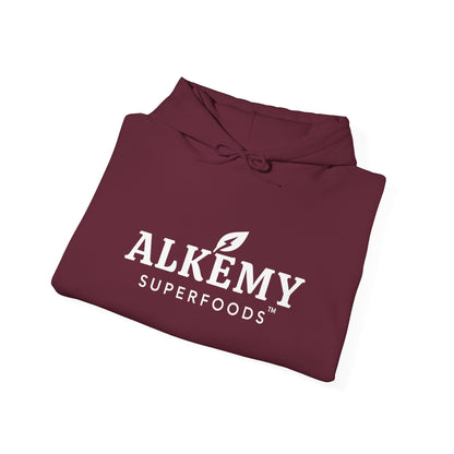 Alkemy Superfoods Logo Hoodie — Minimal Natural Wellness Pullover