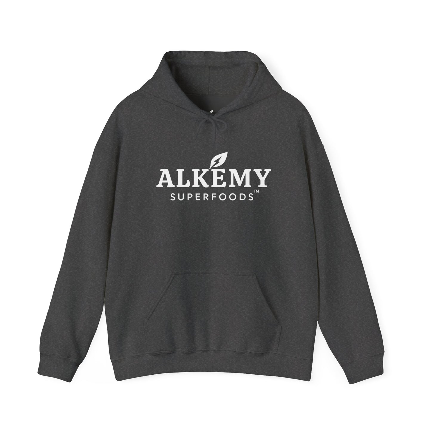 Alkemy Superfoods Logo Hoodie — Minimal Natural Wellness Pullover