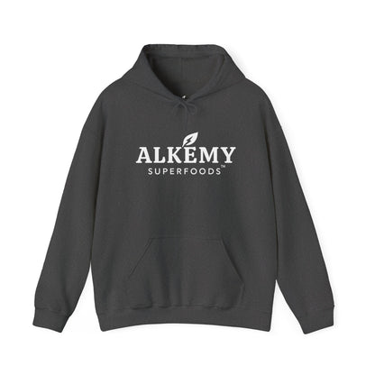 Alkemy Superfoods Logo Hoodie — Minimal Natural Wellness Pullover