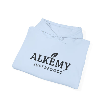 Alkemy Superfoods Logo Hoodie — Minimal Natural Wellness Pullover