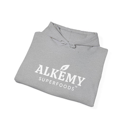 Alkemy Superfoods Logo Hoodie — Minimal Natural Wellness Pullover
