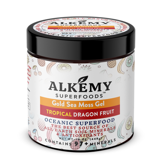Gold Sea Moss Gel+Tropical Dragon Fruit