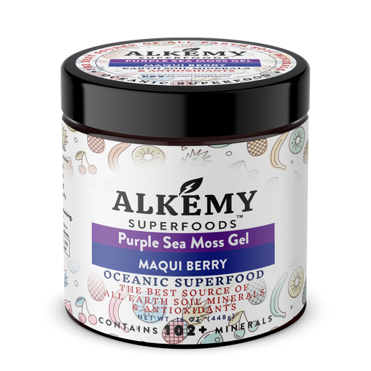 Purple Sea Moss Gel+Maqui Berry