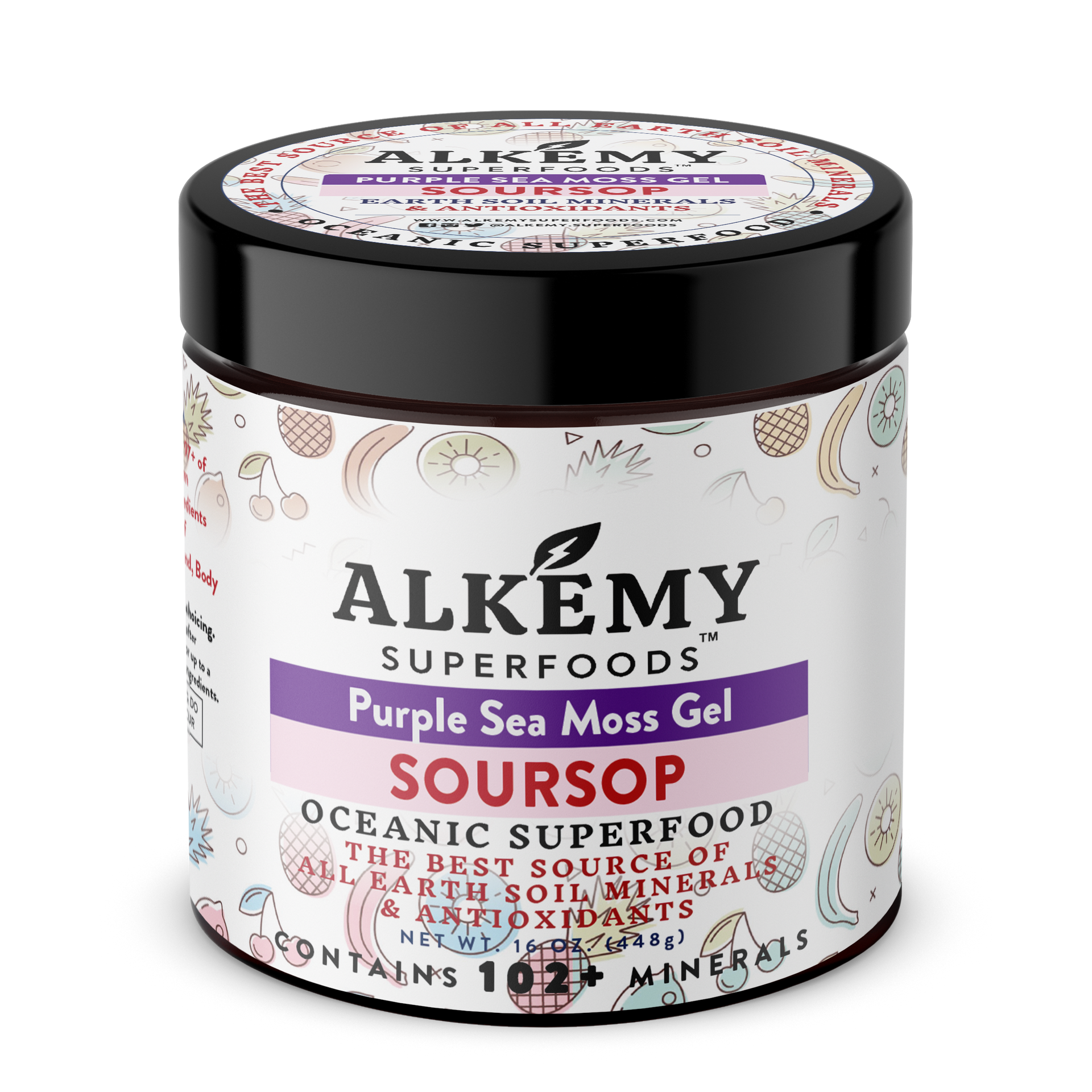 Purple Sea Moss Gel+Soursop – Alkemy Superfoods