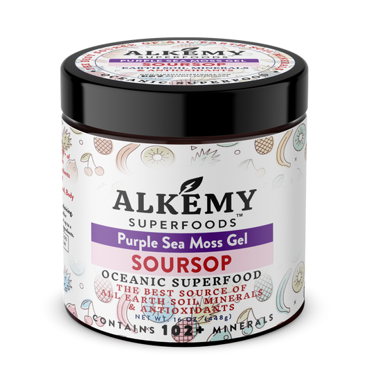 Purple Sea Moss Gel+Soursop