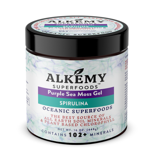 Purple Sea Moss Gel + Spirulina