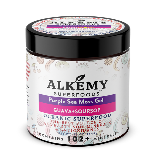 Purple Sea Moss Gel+Guava&Soursop