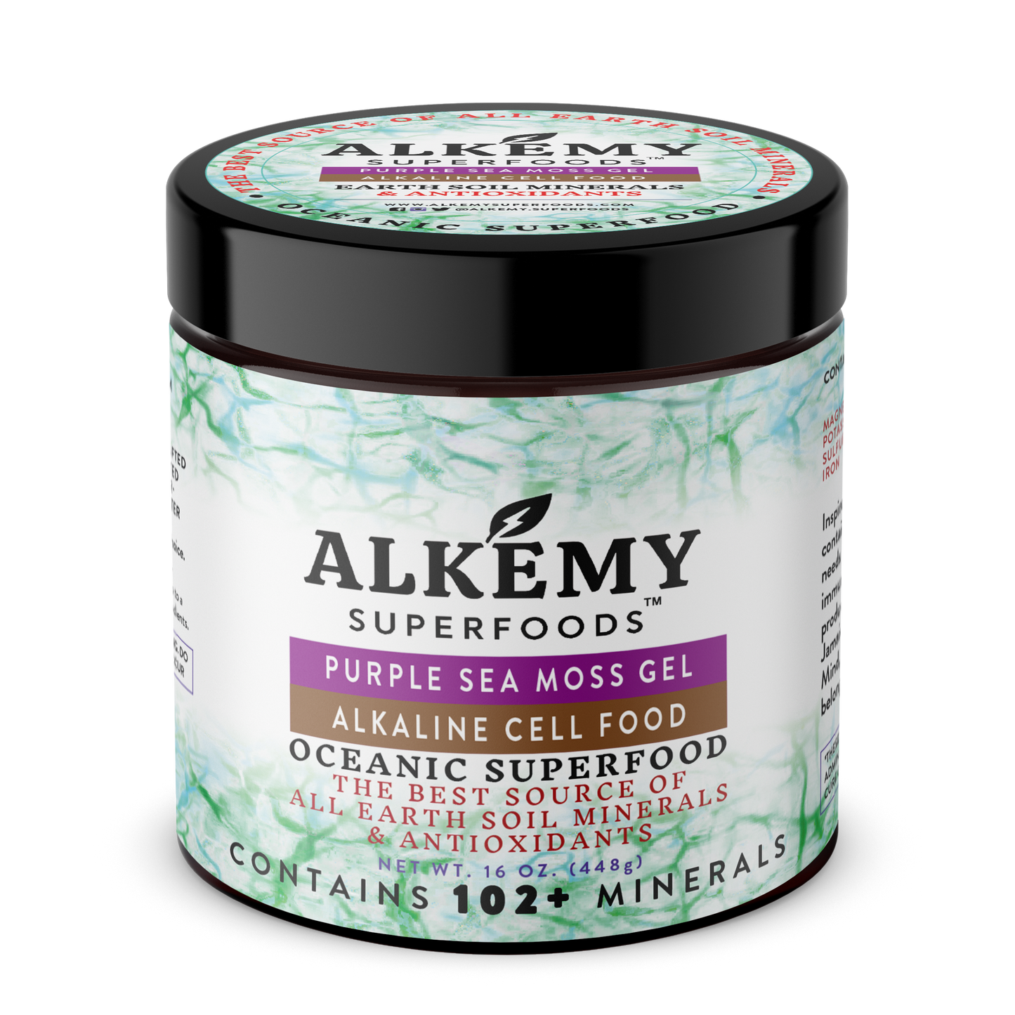 Purple Sea Moss Gel+Alkaline Cell Food