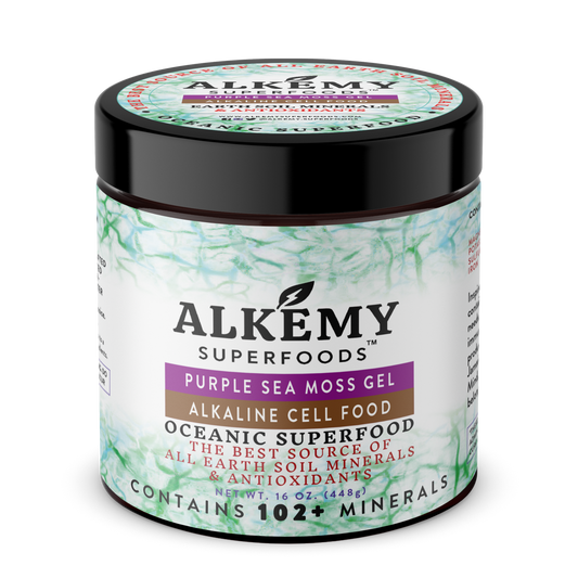 Purple Sea Moss Gel+Alkaline Cell Food