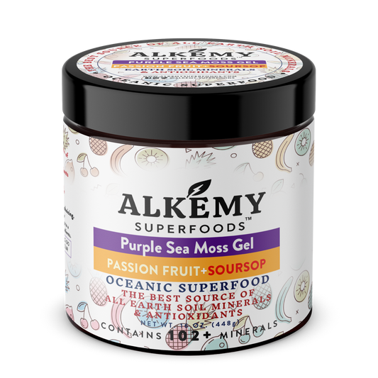 Purple Sea Moss Gel+Passion Fruit&Soursop